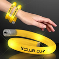 Blinky LED Yellow Tube Bracelets - 60 Day